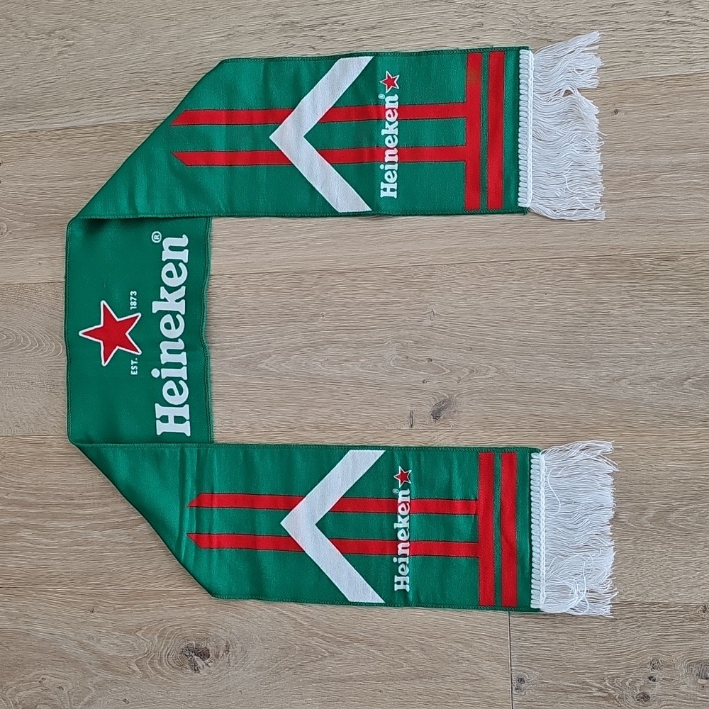 NWOT Heineken Soccer Scarf